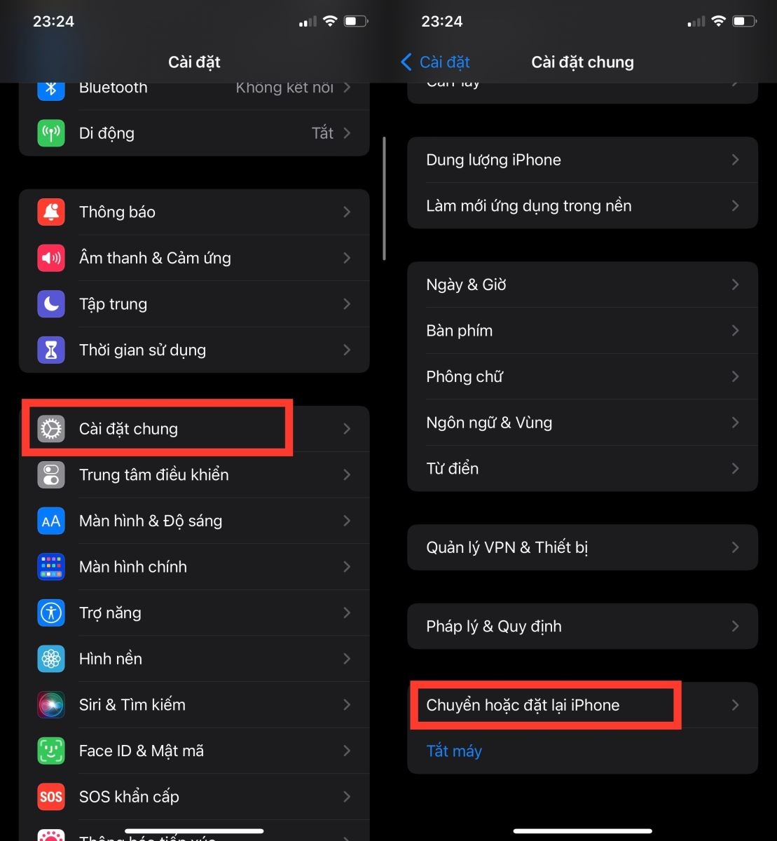 ​​Cách xóa hết dữ liệu iPhone 2