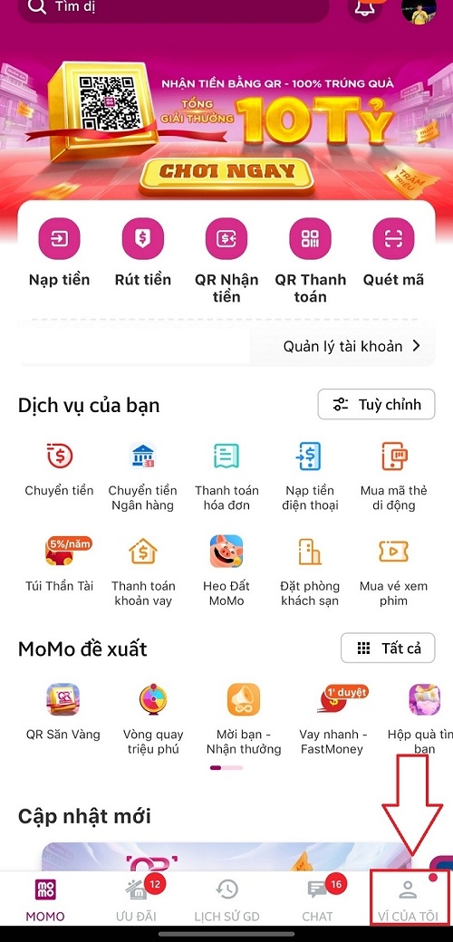 Hướng dẫn cách huỷ liên kết MoMo với ngân hàng đơn giản và nhanh chóng hình 1