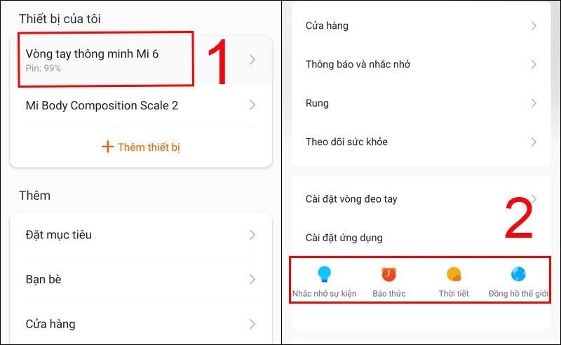 Cài đặt Mi Fit 7