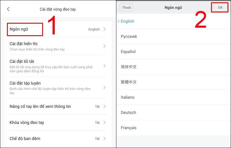 Cài đặt Mi Fit 9