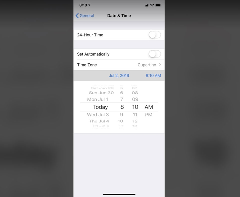 Chỉnh giờ trên iPhone - Ảnh 04