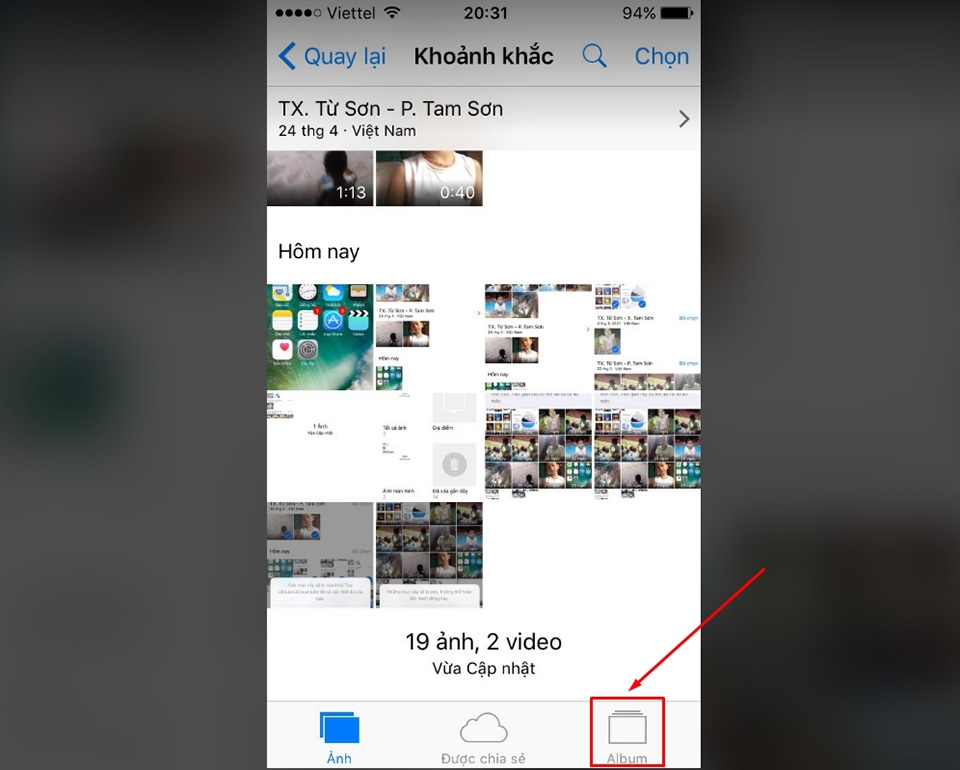 Xoá album ảnh trên iPhone - Ảnh 03