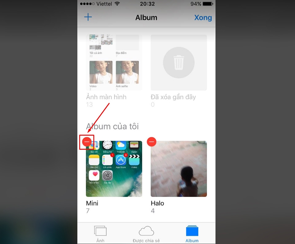 Xoá album ảnh trên iPhone - Ảnh 05