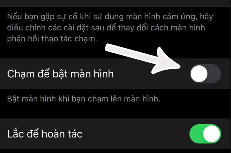 Chạm sáng màn hình iPhone - Ảnh 05