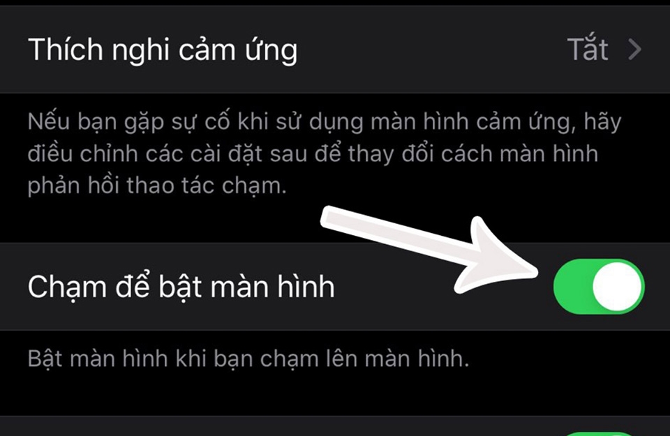 Chạm sáng màn hình iPhone - Ảnh 06