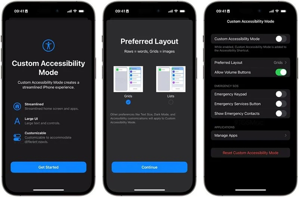 iOS 16.2 sẽ có chế độ trợ năng tùy chỉnh mới