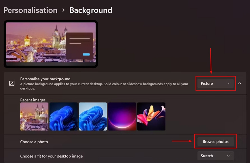 Đổi hình nền trong Windows 11 - Ảnh 02