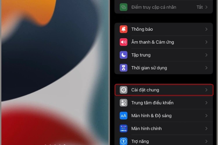 Cách tắt nguồn iPhone bằng Cài đặt