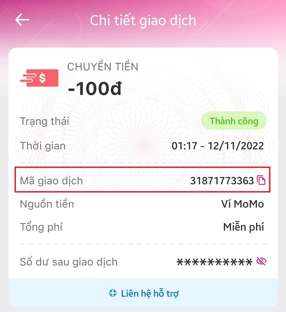 Hướng dẫn tra cứu mã giao dịch MoMo nhanh chóng trong năm 2022 hình 4