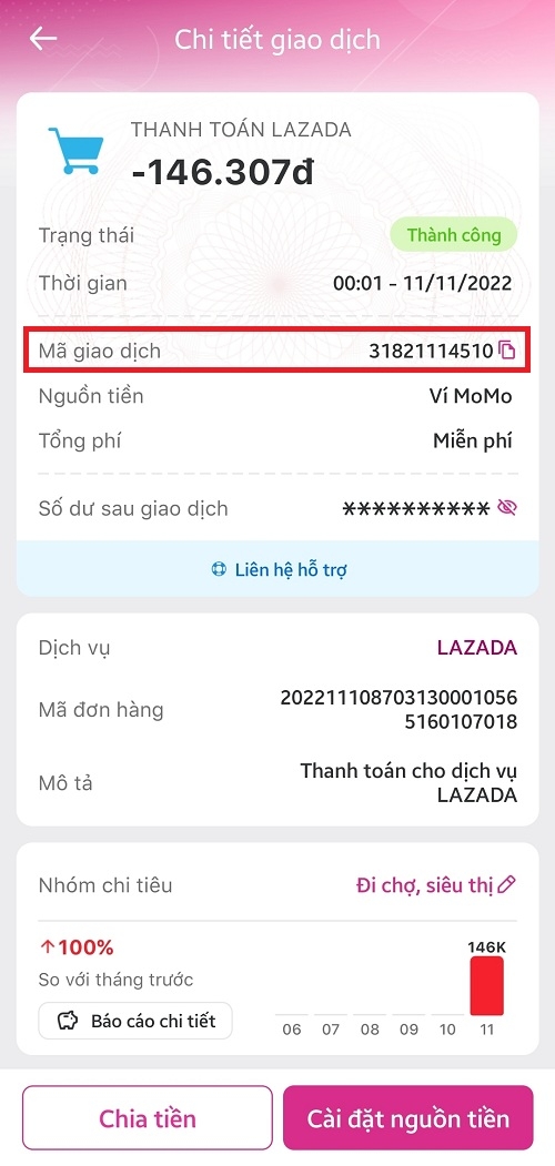 Hướng dẫn tra cứu mã giao dịch MoMo nhanh chóng trong năm 2022 hình 7