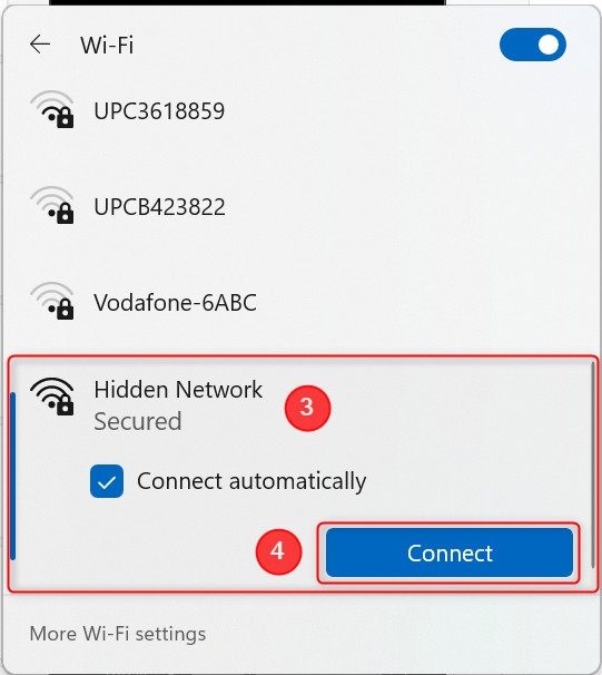 Bí quyết kết nối với mạng Wi-Fi ẩn trên Windows 11 (2)
