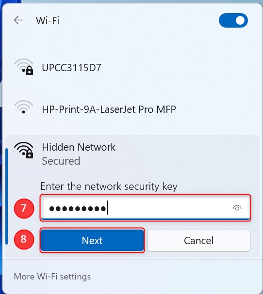 Bí quyết kết nối với mạng Wi-Fi ẩn trên Windows 11 (4)