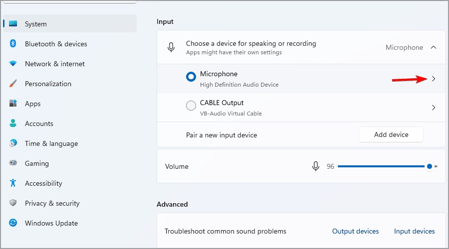 Cách bật mic laptop Windows 11 (Ảnh 5)