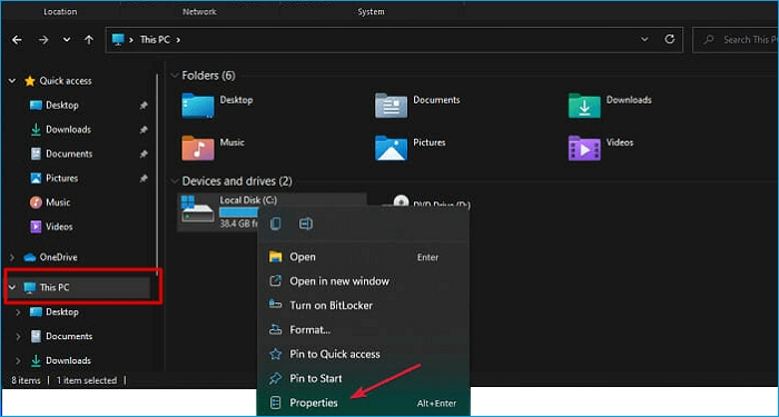 ổ C bị đầy win 11