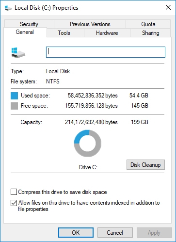 ổ C bị đầy win 11