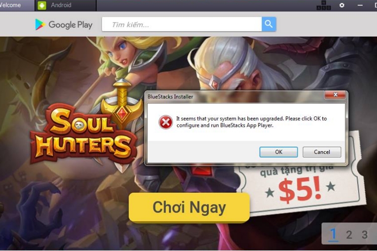 Khắc phuc lỗi BlueStacks không chạy (Ảnh 1)