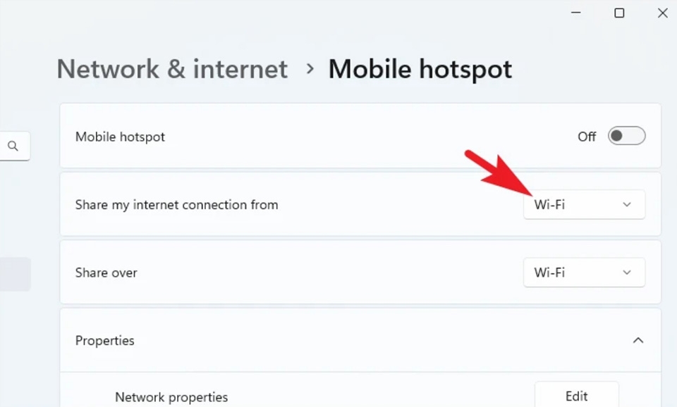 Phát Wi-Fi trên máy tính chạy Windows 11 - Ảnh 05