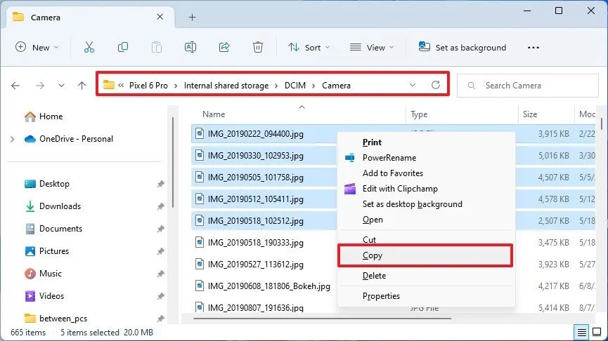 Tất tần tật cách chuyển ảnh, video từ thiết bị lưu trữ sang Windows 11 (5)