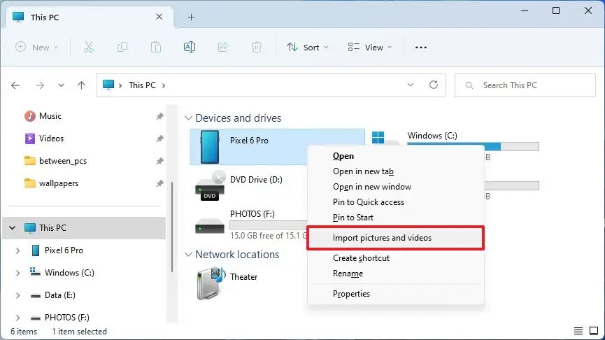 Tất tần tật cách chuyển ảnh, video từ thiết bị lưu trữ sang Windows 11 (7)