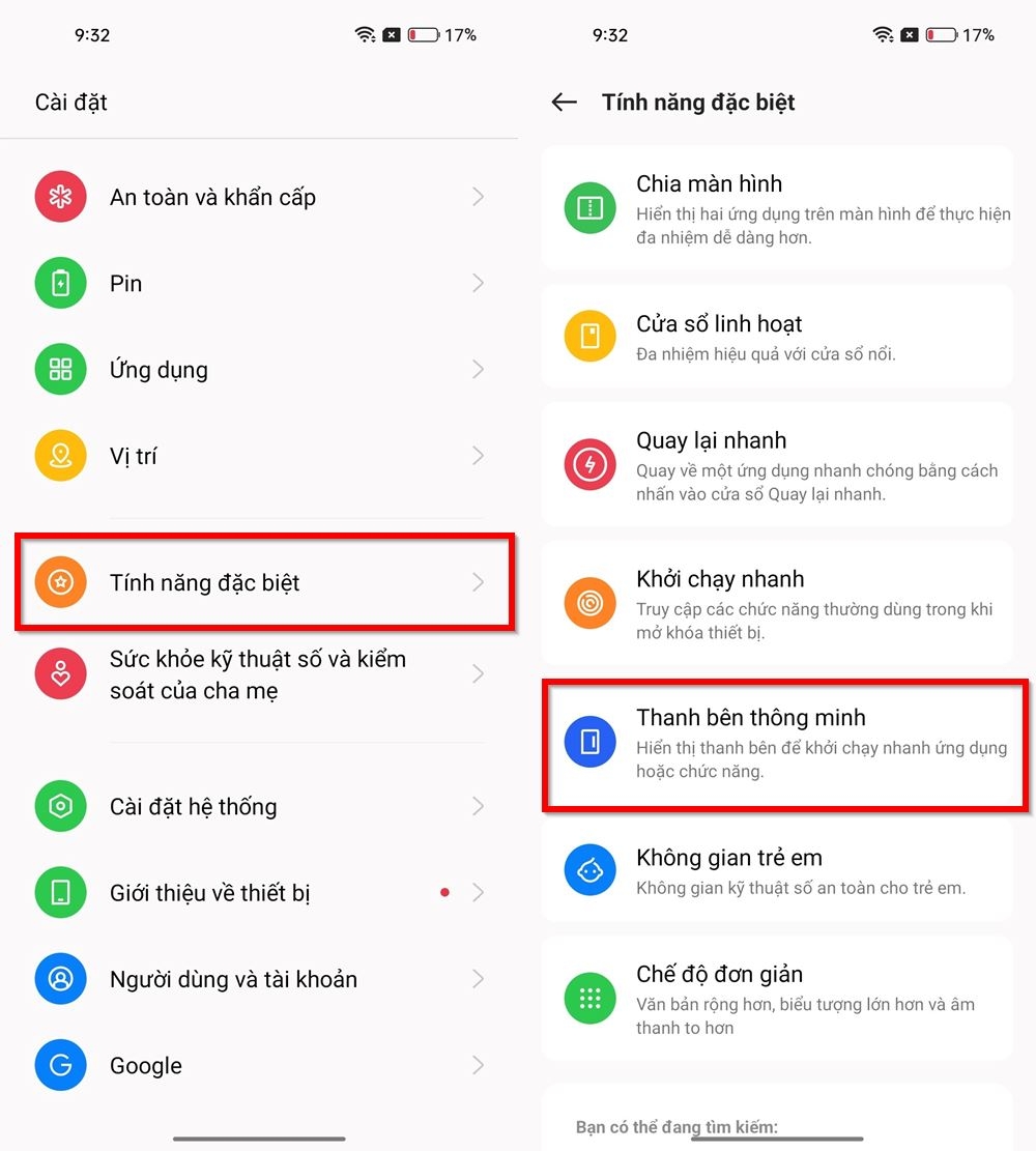 Cách dịch trang màn hình điện thoại OPPO 1