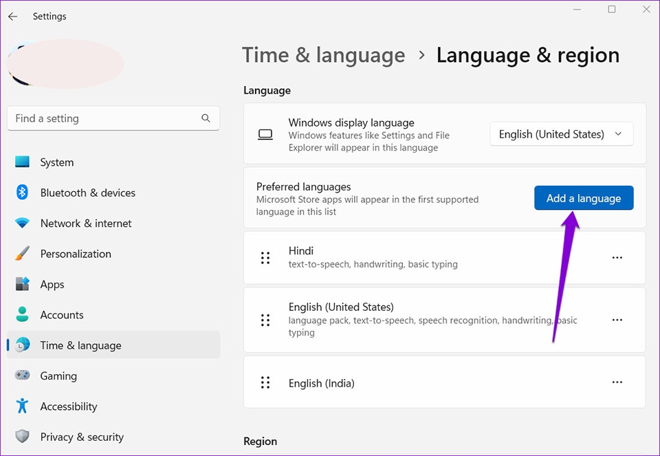 Đổi ngôn ngữ trên máy tính Windows 11 - Ảnh 04