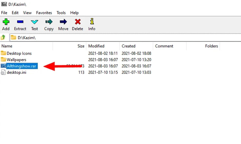 Cách giải nén file rar trên Windows 11 (Ảnh 4)