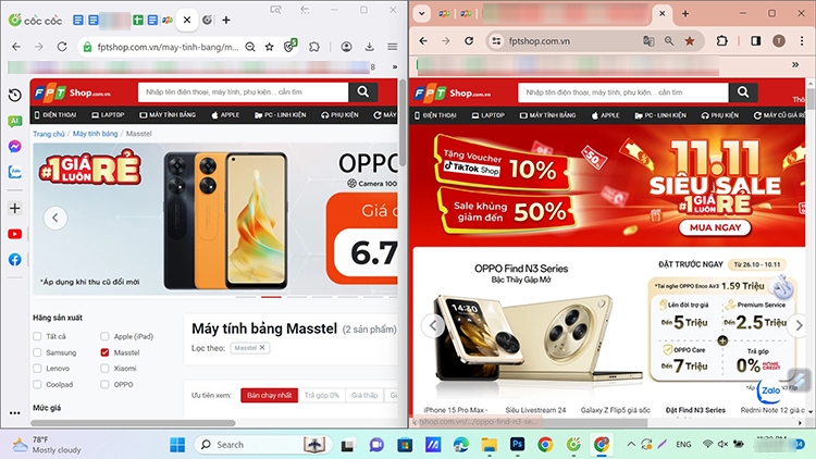 Cách chia đôi màn hình máy tính đơn giản (hình 15)