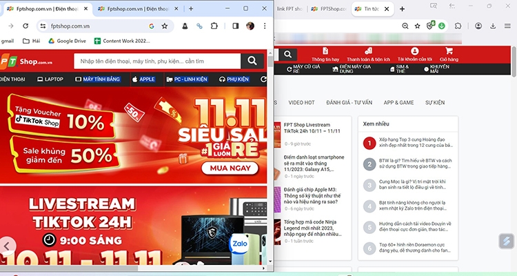 Cách chia đôi màn hình máy tính đơn giản (hình 4)