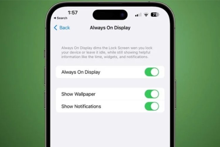 iOS 16.2 cho phép tắt hình nền và thông báo trên Always On Display của iPhone 14 Pro