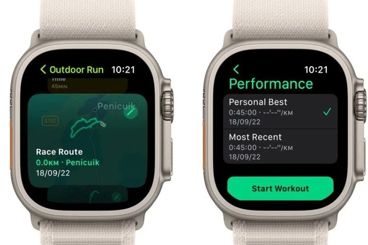 watchOS 9.2 beta 3 bổ sung tính năng Race Route cho người chạy bộ và đi xe đạp
