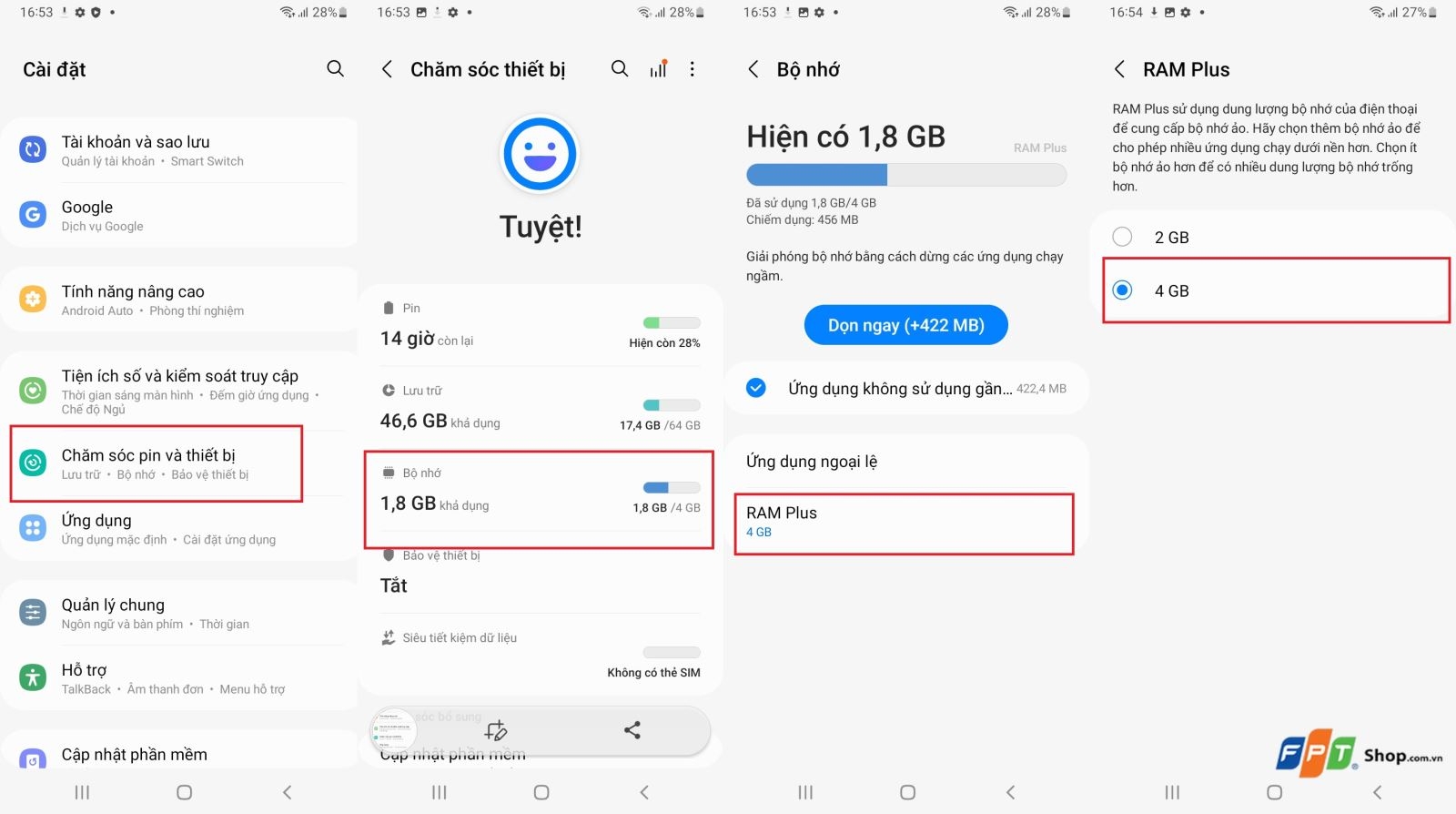 7 thủ thuật hay trên Samsung Galaxy A04/A04s mà bạn cần biết
