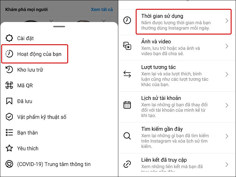 Hướng dẫn tạo giới hạn thời gian sử dụng trên Instagram