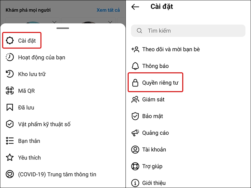 Cách chặn người lạ thêm vào nhóm trên Instagram