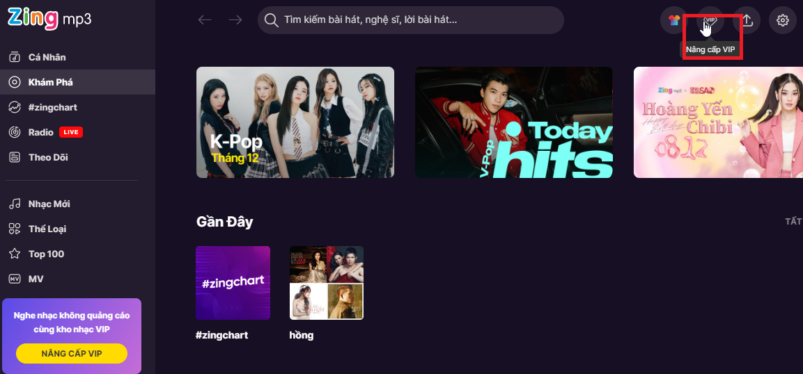 Hướng dẫn đăng ký tài khoản VIP Zing MP3 (Ảnh 7)