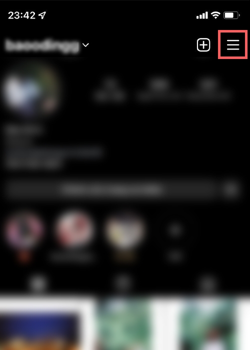 Cách quay về tài khoản cá nhân trên Instagram