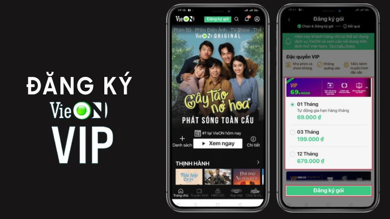 Hướng dẫn mua gói vip Vieon (Ảnh 2)