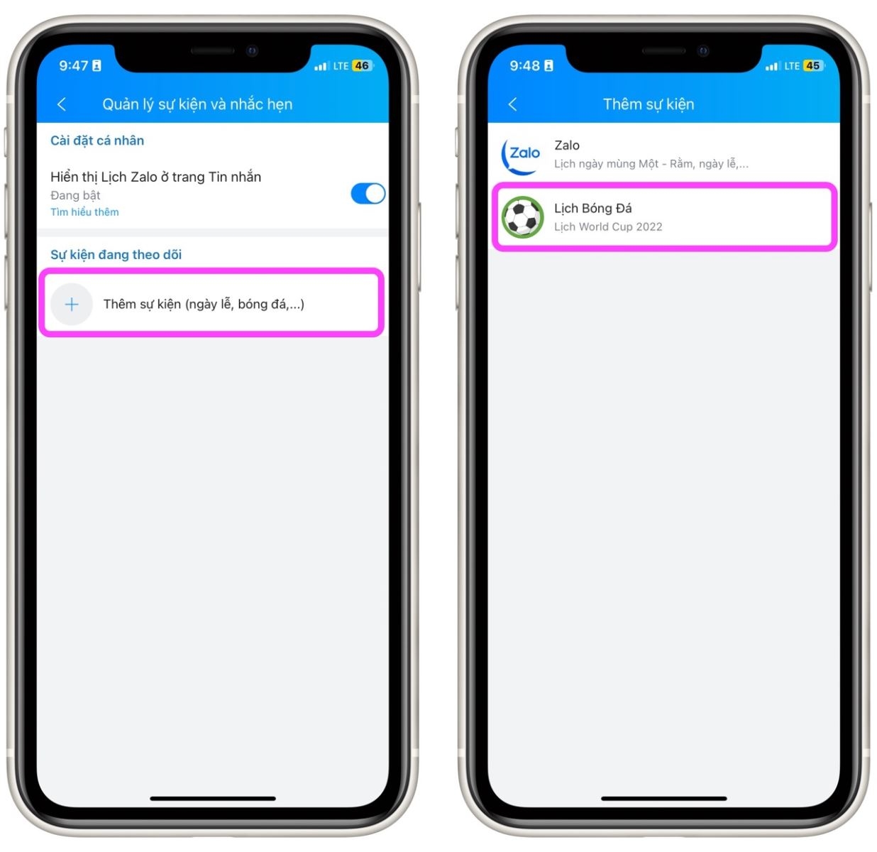 Cách theo dõi lịch thi đấu World Cup 2022 ngay trên Zalo - Ảnh 4