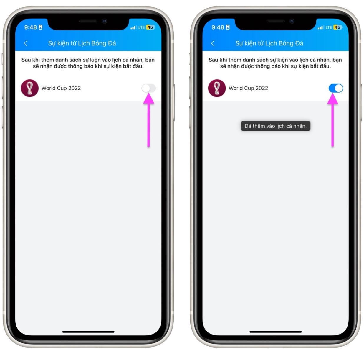 Cách theo dõi lịch thi đấu World Cup 2022 ngay trên Zalo - Ảnh 5