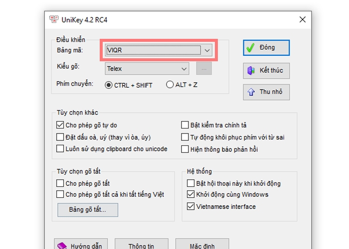 8 phím tắt Unikey tiện lợi (Ảnh 7)