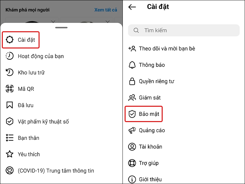 Cách gỡ ứng dụng đã kết nối với tài khoản Instagram trên điện thoại