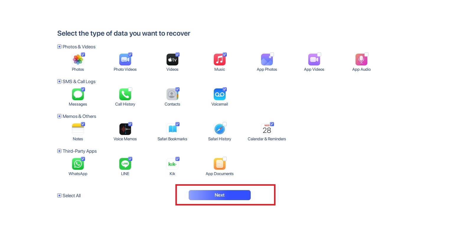 Cách khôi phục ảnh đã xóa vĩnh viễn trên iPhone bằng phần mềm 4