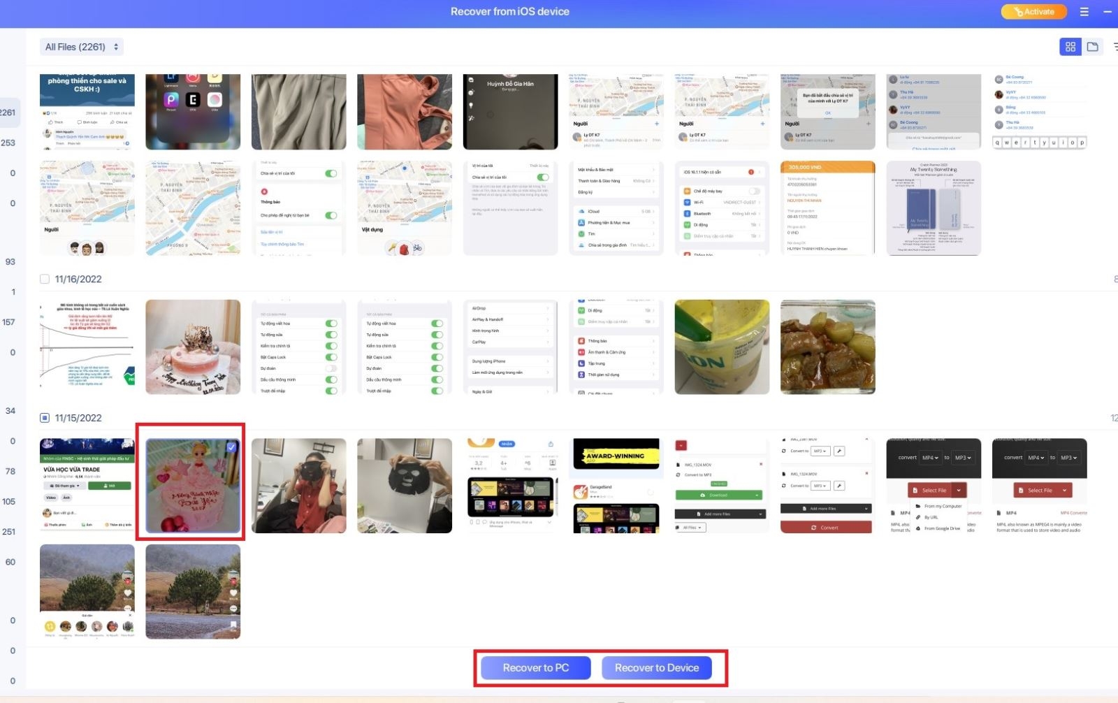 Cách khôi phục ảnh đã xóa vĩnh viễn trên iPhone bằng phần mềm 6