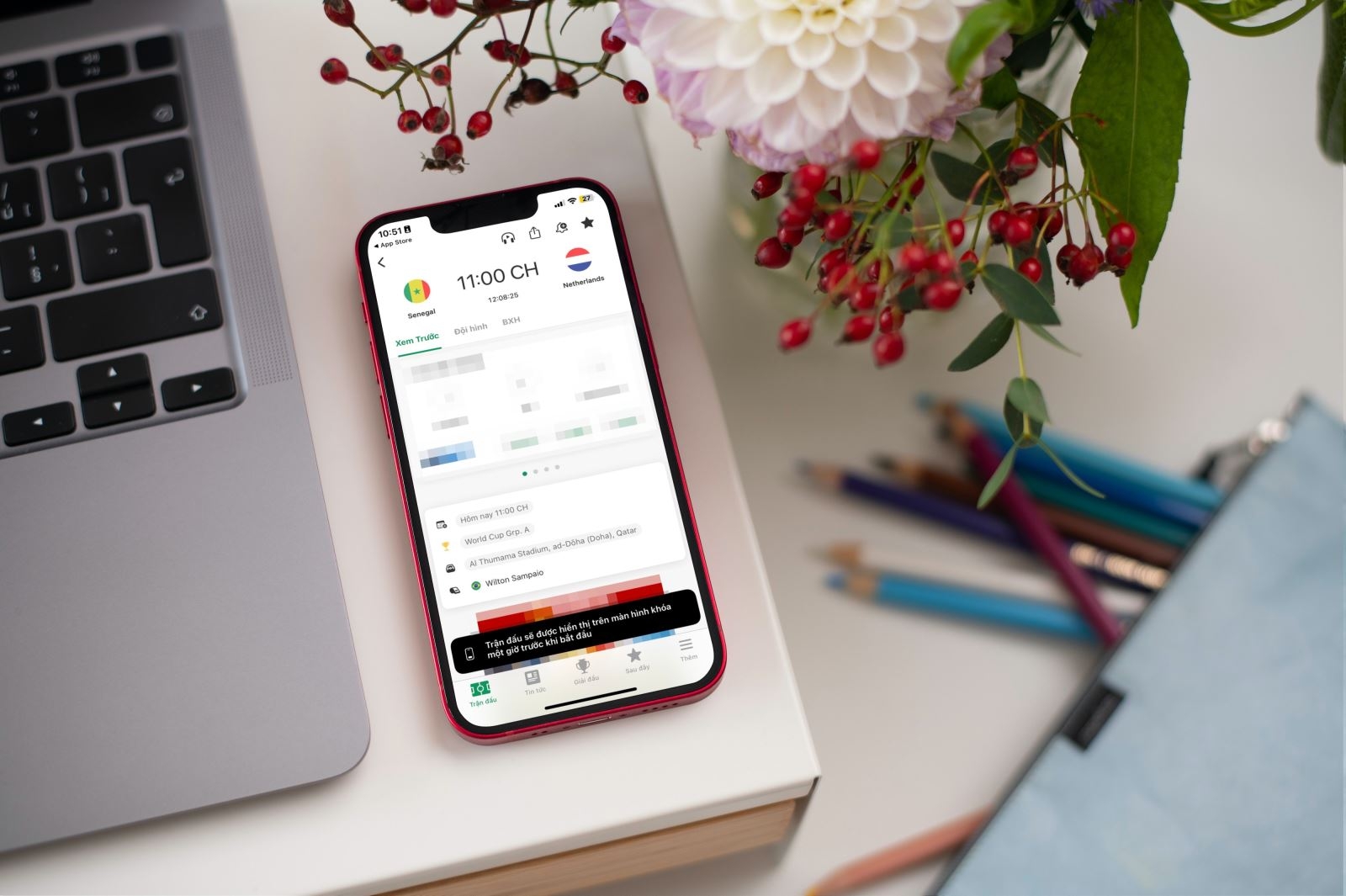 Cách cập nhật trực tiếp tỉ số World Cup 2022 trên iPhone - Ảnh 1