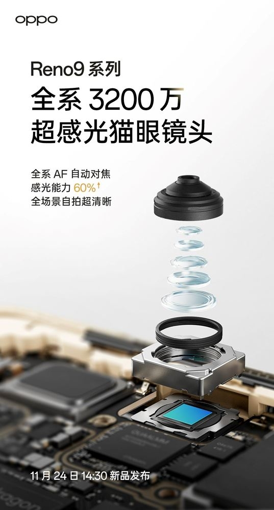 Thông số camera Reno9 series được OPPO xác nhận 1