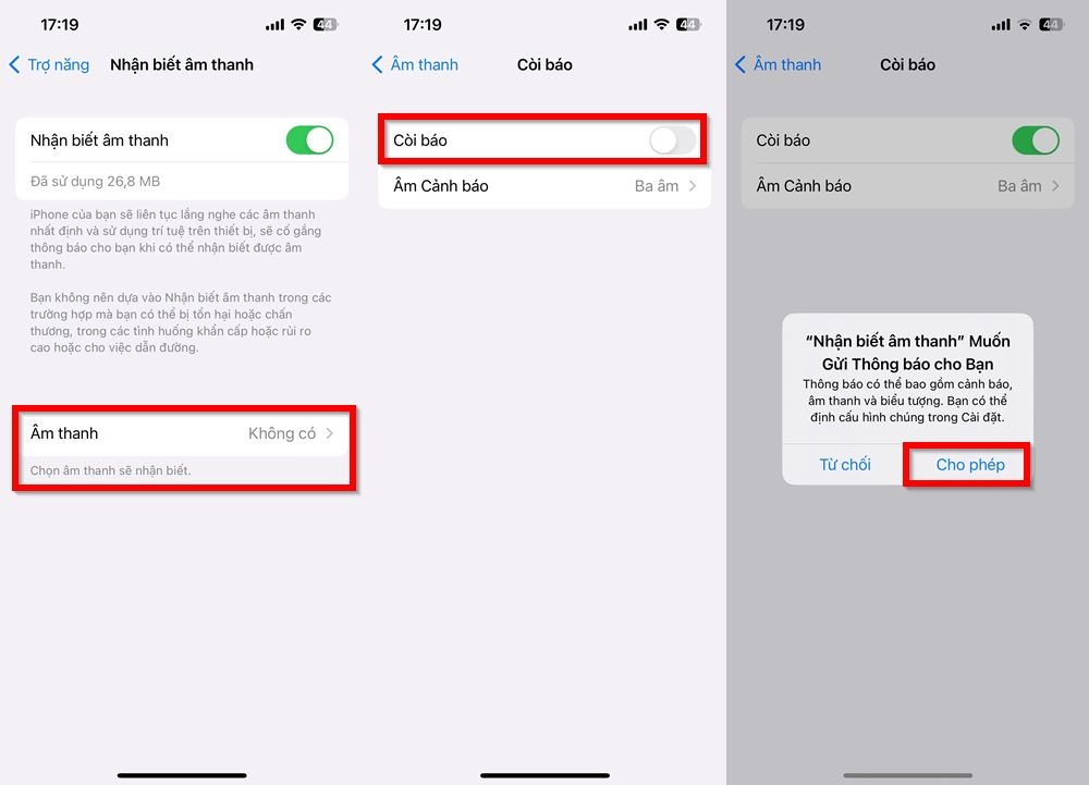 Cách sử dụng Nhận biết âm thanh trên iOS 16 3