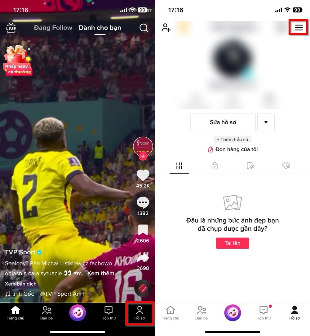 Cách bật thông báo khi có Live trên TikTok 1