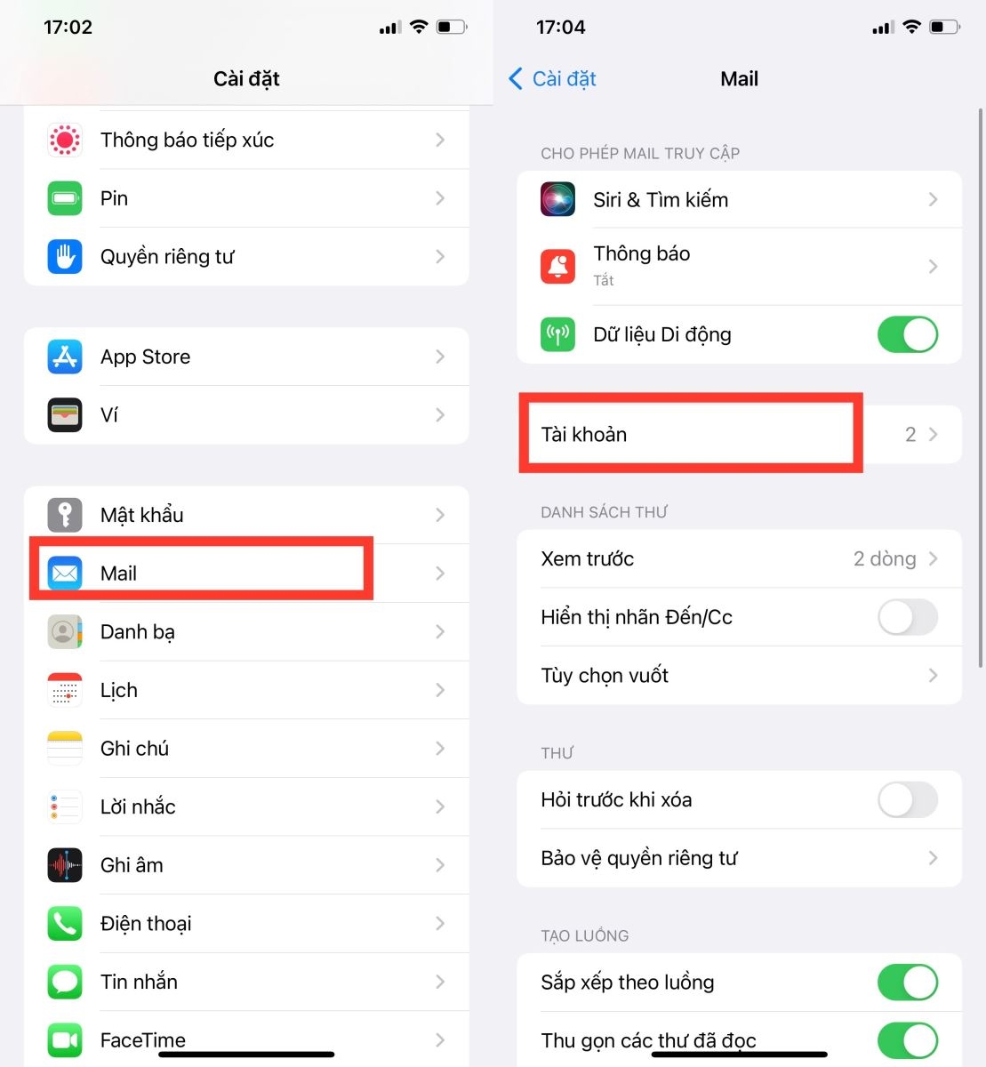 Cách đăng xuất Gmail trên iPhone 1