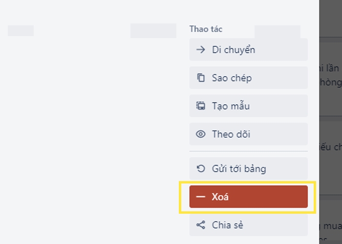 Hướng dẫn cách xóa thẻ trong Trello (Ảnh 2)