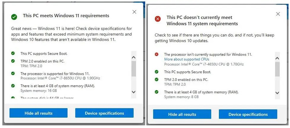Kiểm tra máy đủ cấu hình cài Windows 11 hay không (Ảnh 4)