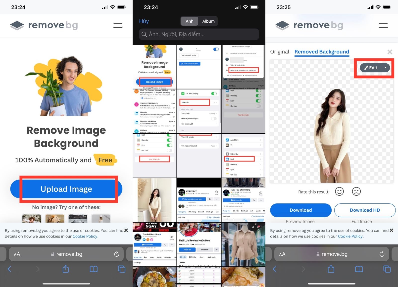 Cách xóa phông ảnh trên iPhone